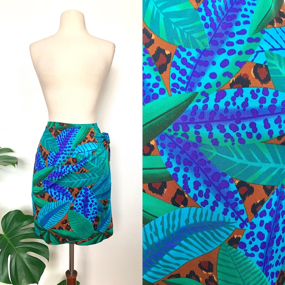 Vintage 90s High Waist Swim Cover Up